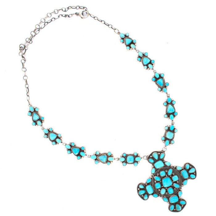 D. Ashley 3" Turquoise Cross Necklace WOMEN - Accessories - Jewelry - Necklaces Peyote Bird Designs