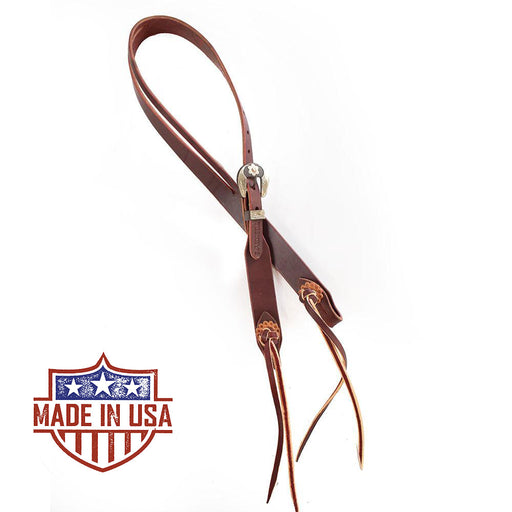 Patrick Smith Split Ear w/Flower Buckle Tack - Headstalls Patrick Smith