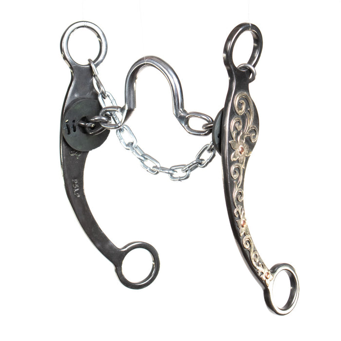 Patrick Smith Long Shank Port Chain Bit Tack - Bits Patrick Smith