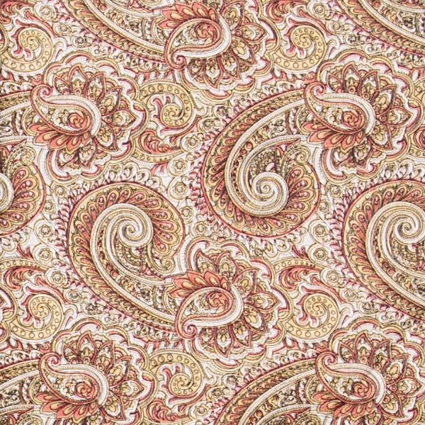 Paisley Silk Wild Rag - Brass & Bronze ACCESSORIES - Additional Accessories - Wild Rags & Scarves Wyoming Traders