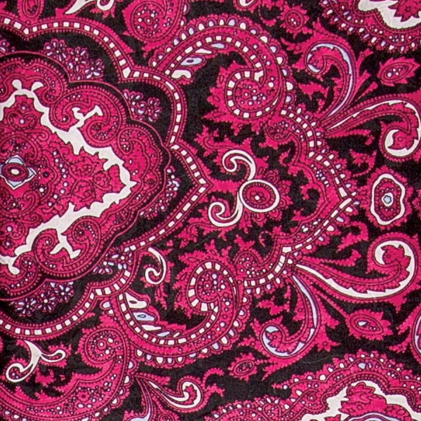 Paisley Silk Wild Rag - Red & Black ACCESSORIES - Additional Accessories - Wild Rags & Scarves Wyoming Traders