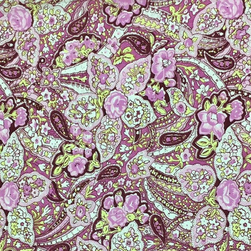 Calico Silk Wild Rag - Paisley Pink ACCESSORIES - Additional Accessories - Wild Rags & Scarves Wyoming Traders