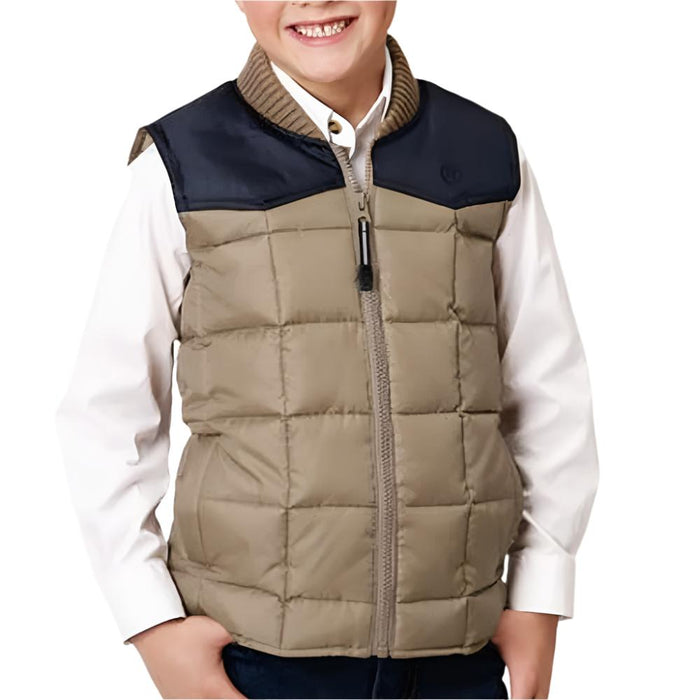 * Roper Boy's Poly Filled Quilted Vest - FINAL SALE KIDS - Boys - Clothing - Outerwear - Vests Roper Apparel & Footwear