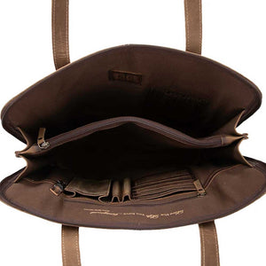 STS Ranchwear Cowhide Laptop Shopper WOMEN - Accessories - Handbags - Tote Bags STS Ranchwear