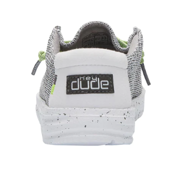 Hey Dude Youth Wally - Stone White KIDS - Footwear - Casual Shoes Hey Dude