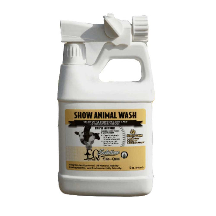 Show Animal Wash Livestock - Show Supplies EQ Solutions 32 oz