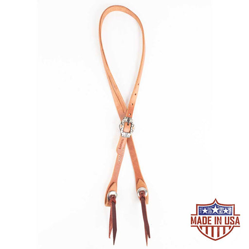 Teskey's Harness Split Ear Headstall w/Hexagon Buckle Tack - Headstalls Teskey's Light Oil