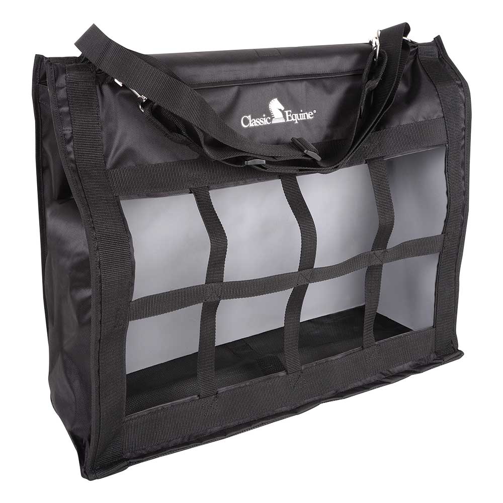 Classic Equine Top Load Hay Bags Barn - Hay Bags & Nets Classic Equine Black