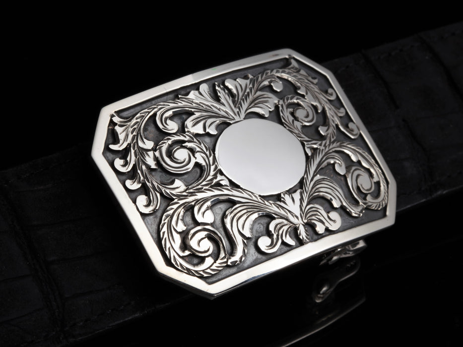 Comstock Heritage Trace Shield Filigree Buckle ACCESSORIES - Additional Accessories - Buckles Comstock Heritage