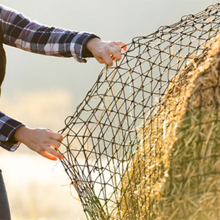 Texas Haynet Round Bale Hay Net Barn - Hay Bags & Nets Texas Haynet
