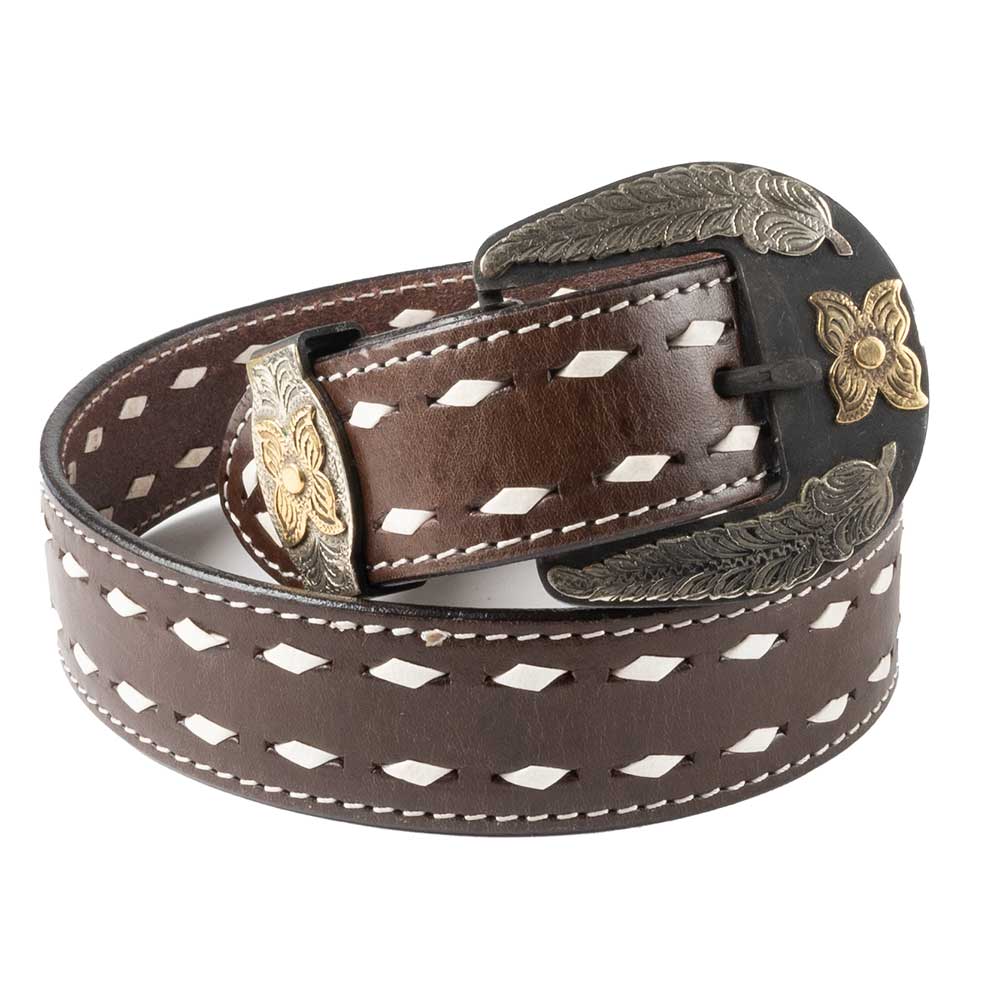 Buffalo Gap Buckstitched Belt MEN - Accessories - Belts & Suspenders Beddo Mountain Leather Goods   