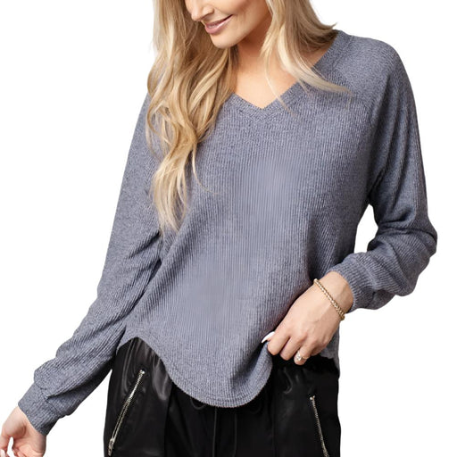 Dylan Fuzzy Flecked Fleece Top WOMEN - Clothing - Sweaters & Cardigans Dylan
