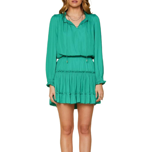 Aubrey Tiered Ruffle Mini Dress - Extended Sizing WOMEN - Clothing - Dresses Skies Are Blue