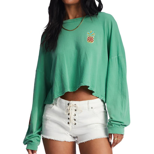 Billabong Women's Beach Boyfriend Crop Top WOMEN - Clothing - Tops - Long Sleeved Billabong