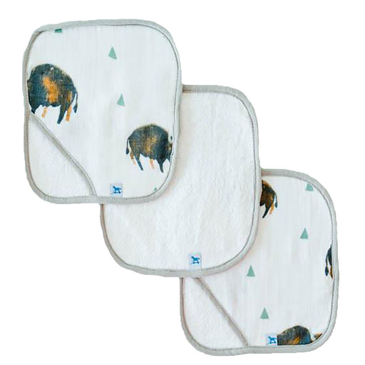 WASH CLOTH 3 PK: BISON Unclassified MISC