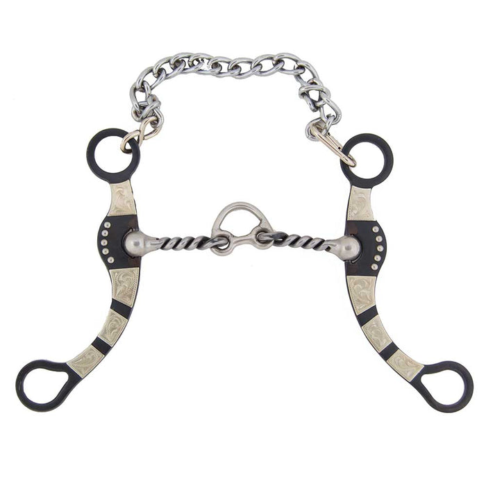 3-Piece Twisted Wire Floating Cricket Port Bit Tack - Bits Formay