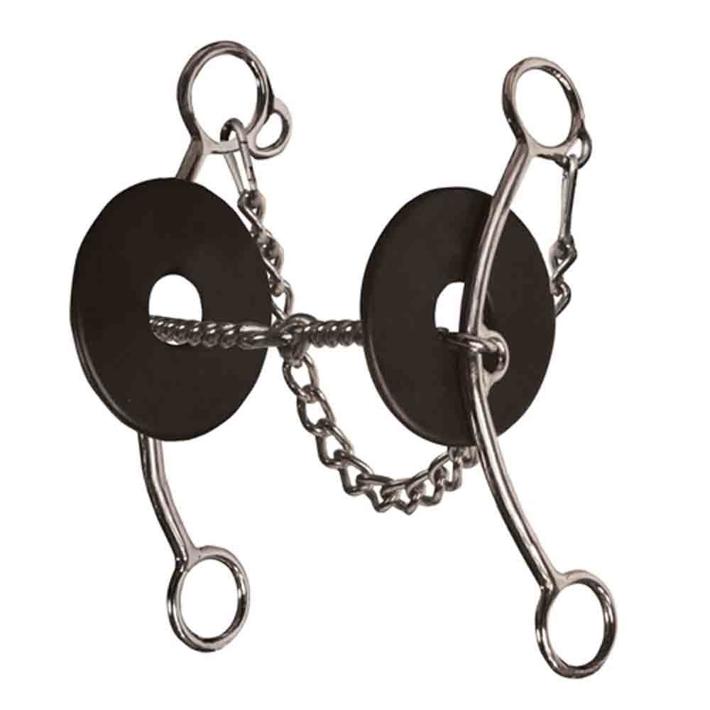 Professional's Choice Brittany Pozzi Lifter Series Long Shank Twisted Wire Snaffle Bit Tack - Bits, Spurs & Curbs Professional's Choice   