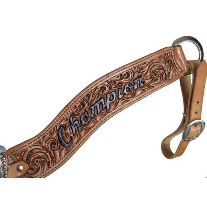 Trophy Breastcollar with Buckle Center Customs & Awards - Buckles Custom