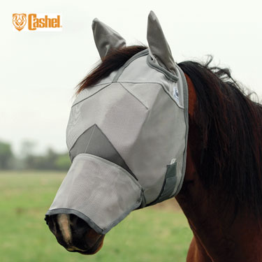 Cashel Crusader Fly Mask With Long Nose and Ears Equine - Fly & Insect Control Cashel Mini/Foal  