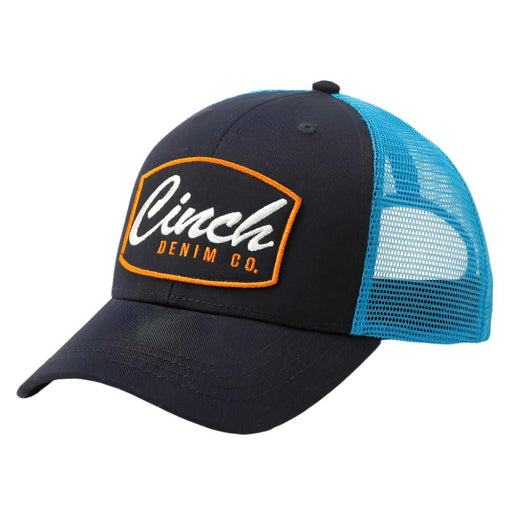 Cinch Denim Co. Navy Trucker Cap HATS - BASEBALL CAPS Cinch