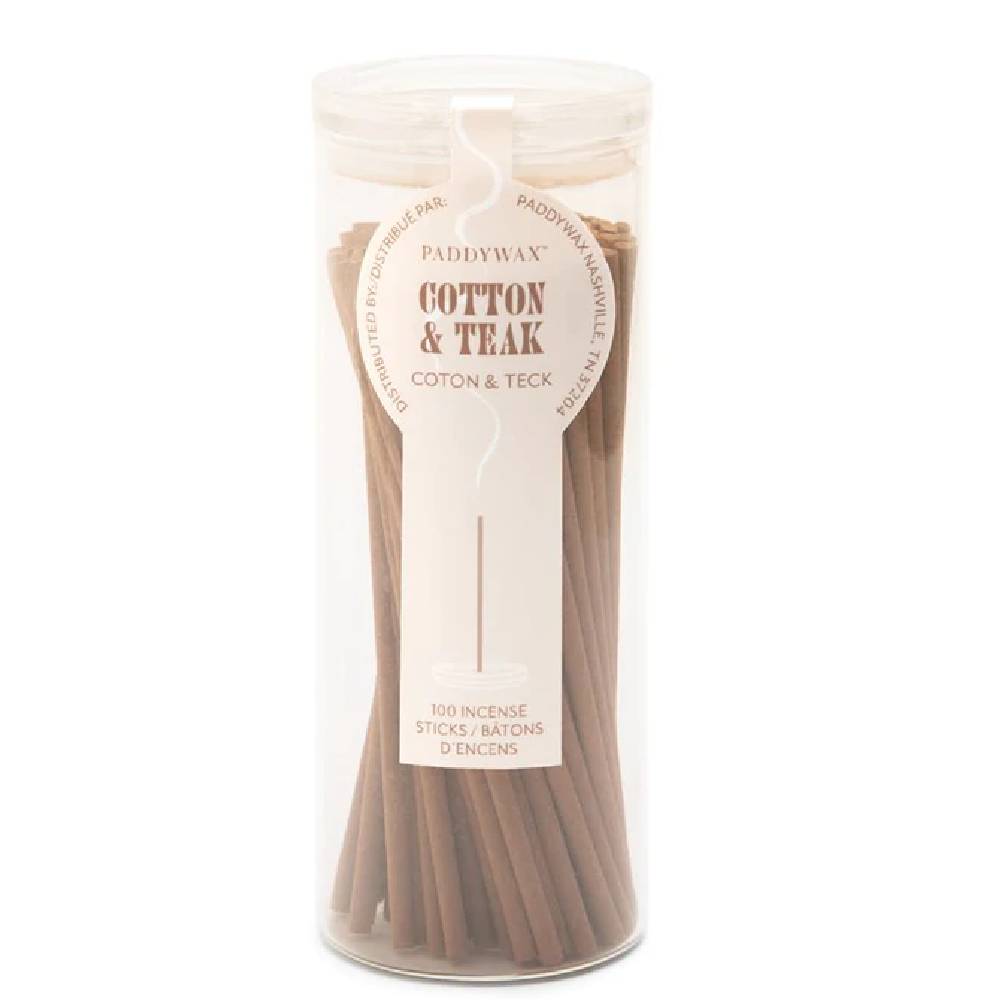 Paddywax Incense Sticks- Cotton & Teak HOME & GIFTS - Home Decor - Candles + Diffusers Paddywax   