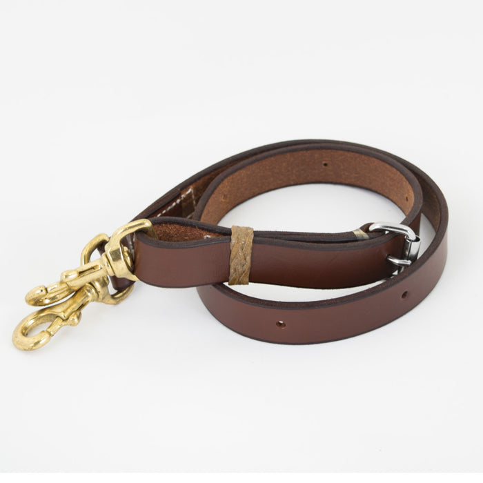 Teskey's 1" Tie Down Strap With Rawhide Accents Tack - Nosebands & Tie Downs Teskey's Heavy Oil