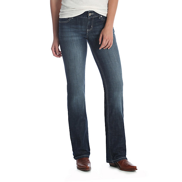 Wrangler Women's Essential Mid-RIse Bootcut Jean WOMEN - Clothing - Jeans Wrangler