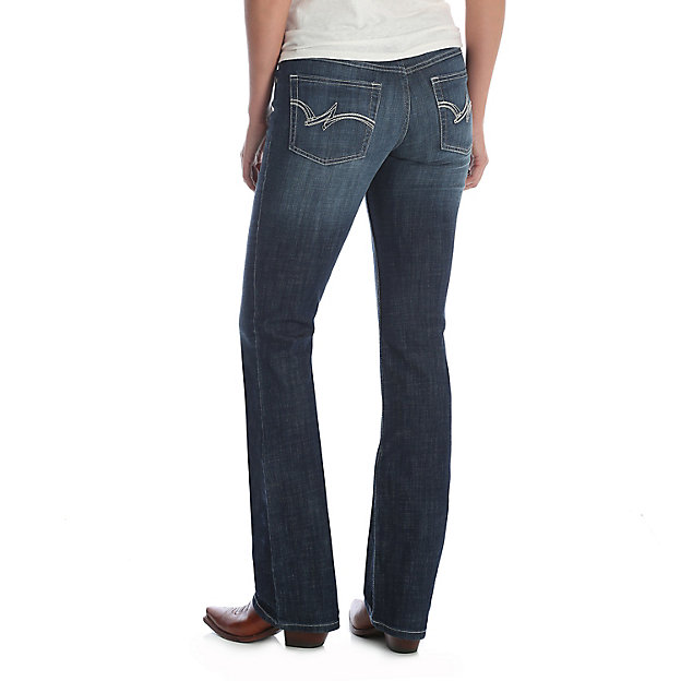 Wrangler Women's Essential Mid-RIse Bootcut Jean WOMEN - Clothing - Jeans Wrangler