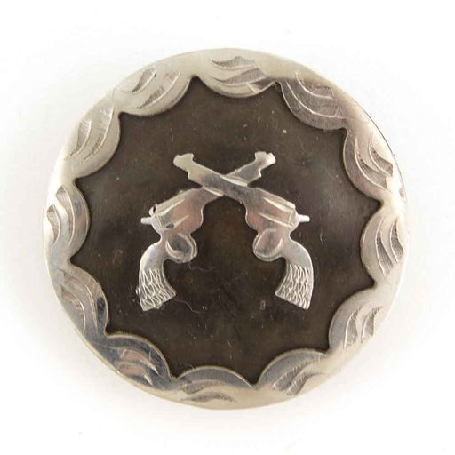 Antique Pistol Concho Tack - Conchos & Hardware MISC Chicago Screw 1"