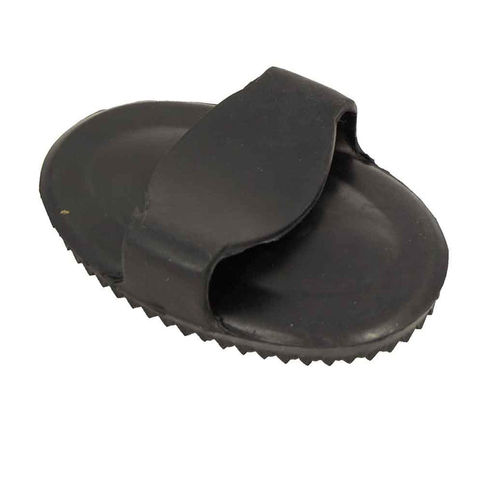 Large Rubber Curry Comb Equine - Grooming MISC Black