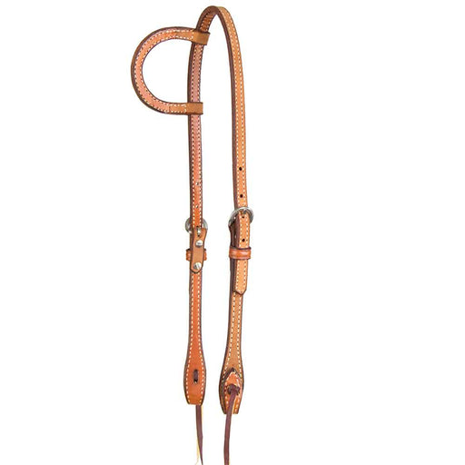 Teskey's Roughout One Ear Headstall Tack - Headstalls Teskey's Natural