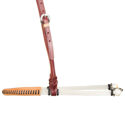 Teskey's Double Lariat Leather Covered Noseband Tack - Nosebands & Tie Downs Teskey's Light Oil