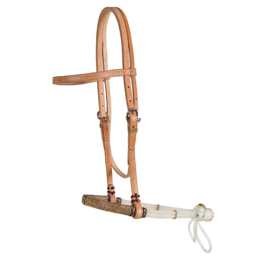 Teskey's Training Headstall w/Rawhide Tack - Headstalls Teskey's