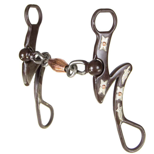 Antique Long Shank with Copper Roller and Chain Tack - Bits Formay