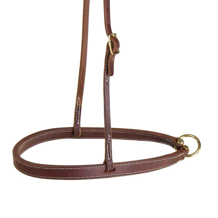 Teskey's Flat Noseband Tack - Nosebands & Tie Downs Teskey's Heavy Oil