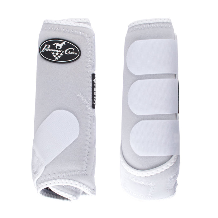 Professional's Choice SMB-3 Sports Medicine Boot 2 Pack Tack - Leg Protection Professional's Choice White S