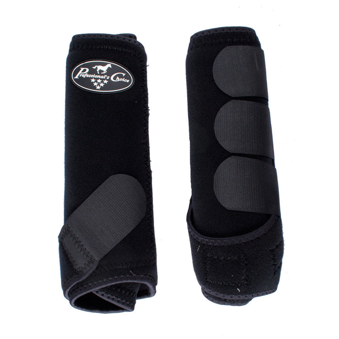 Professional's Choice SMB-3 Sports Medicine Boot 2 Pack Tack - Leg Protection Professional's Choice Black S