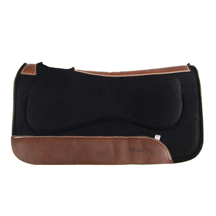 Mustang Extreme Impact Protection XRD Contour Barrel Pad Tack - Saddle Pads Mustang Black