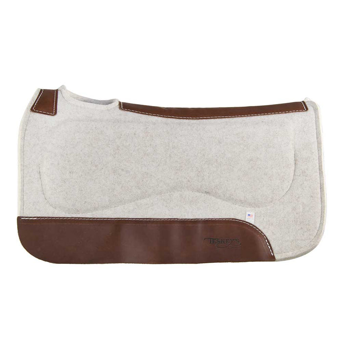 Mustang Extreme Impact Protection XRD Contour Barrel Pad Tack - Saddle Pads Mustang Tan