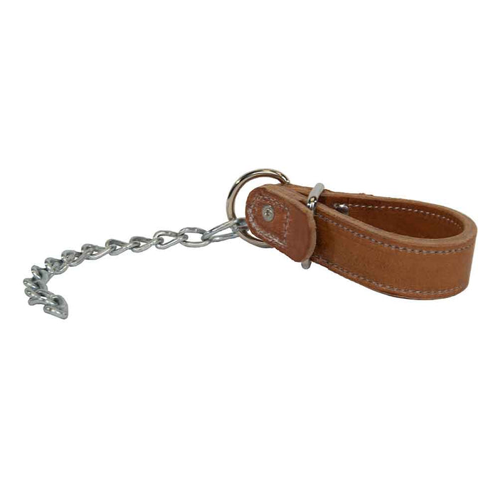 Teskey's 1-1/2" Leather Kick Chain Tack - Training Teskey's