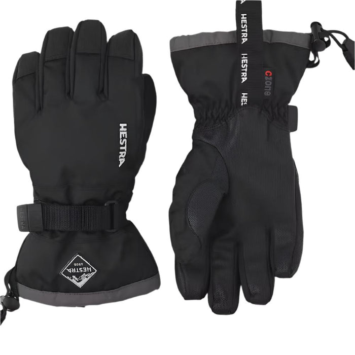 Hestra Gauntlet CZone Jr Glove - Black - FINAL SALE KIDS - Accessories - Gloves & Scarves Hestra