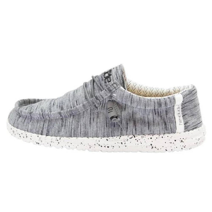 Hey Dude Wally Stretch Fleece - Stone White MEN - Footwear - Casual Shoes Hey Dude 9