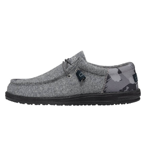 Hey Dude Wally Funk - Wool Grey Camo - FINAL SALE - Size 14 MEN - Footwear - Casual Shoes Hey Dude