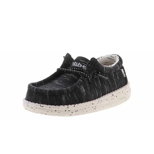 Hey Dude Wally Toddler - Stretch Black KIDS - Baby - Baby Footwear Hey Dude