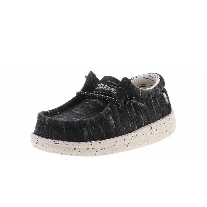 Hey Dude Wally Toddler - Stretch Black KIDS - Baby - Baby Footwear Hey Dude