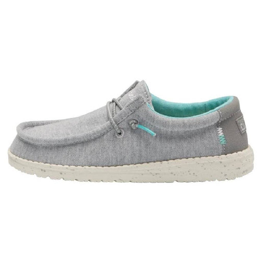 Hey Dude Youth Wally - Stretch Grey KIDS - Footwear - Casual Shoes Hey Dude