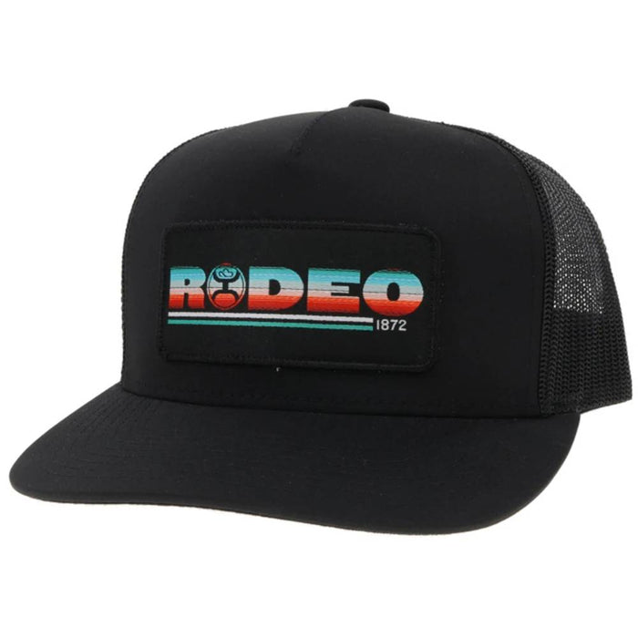 Hooey "Rodeo" Black Trucker Cap HATS - BASEBALL CAPS Hooey