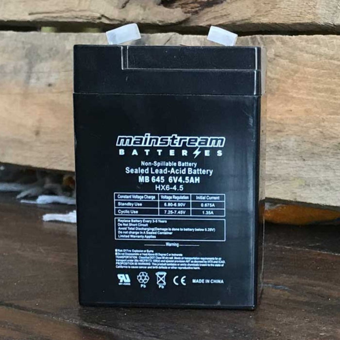 Mainstream Batteries Non-Spillable Battery Equipment - Fencing Mainstream 4V