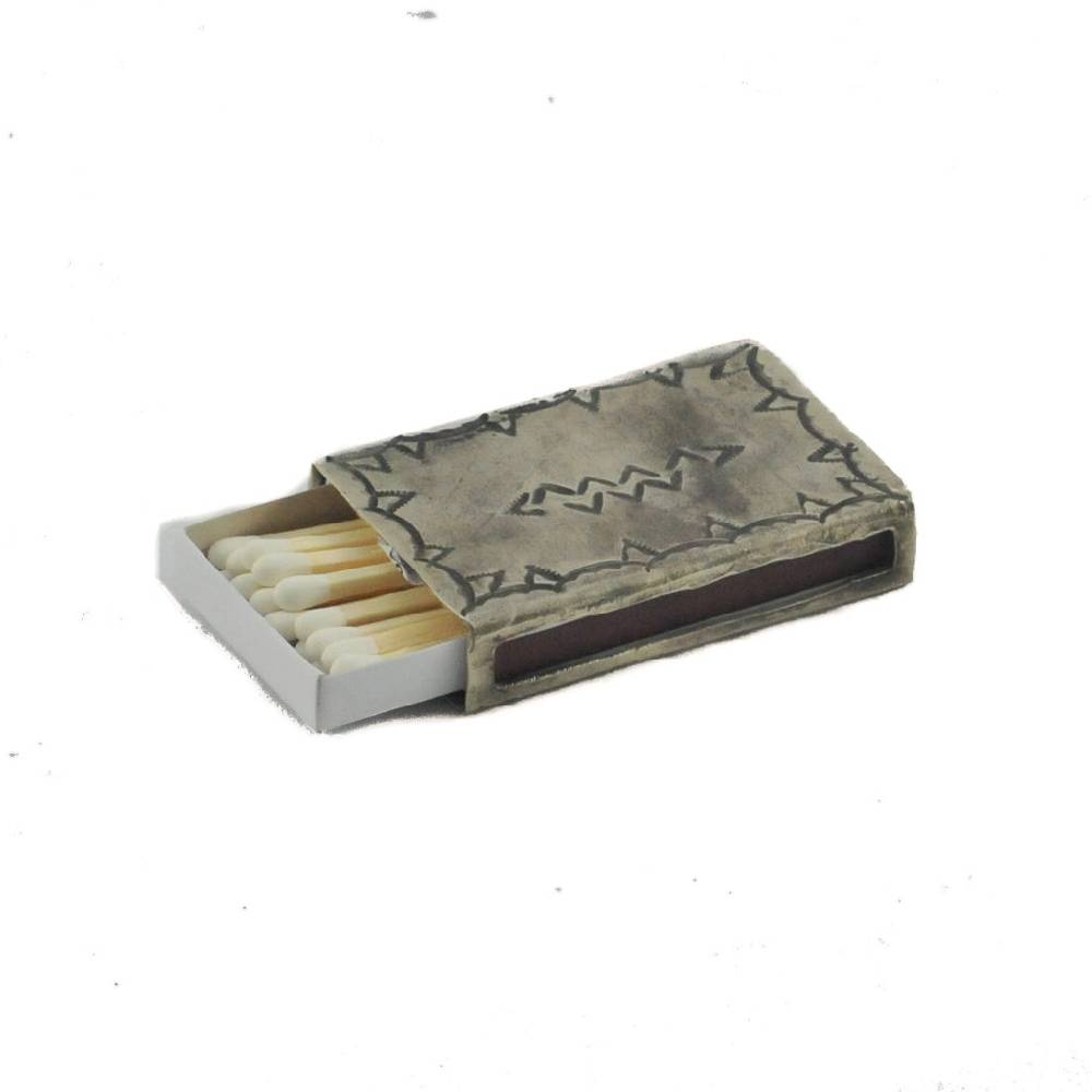 J. Alexander Small Stamped Matchbox Cover HOME & GIFTS - Home Decor - Decorative Accents J. ALEXANDER RUSTIC SILVER   
