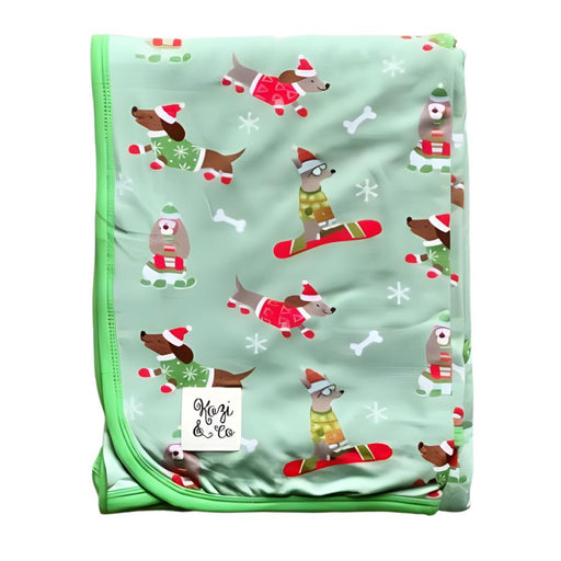 Kozi & Co Snow Pups Blanket KIDS - Accessories Kozi & Co